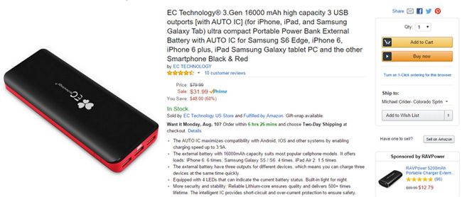 Fotografía - [Offre Alerte] Amazon a ce haut-parleur étanche Omaker + Chargeur portable Combo Pour $ 32 ($ 20) avec un coupon